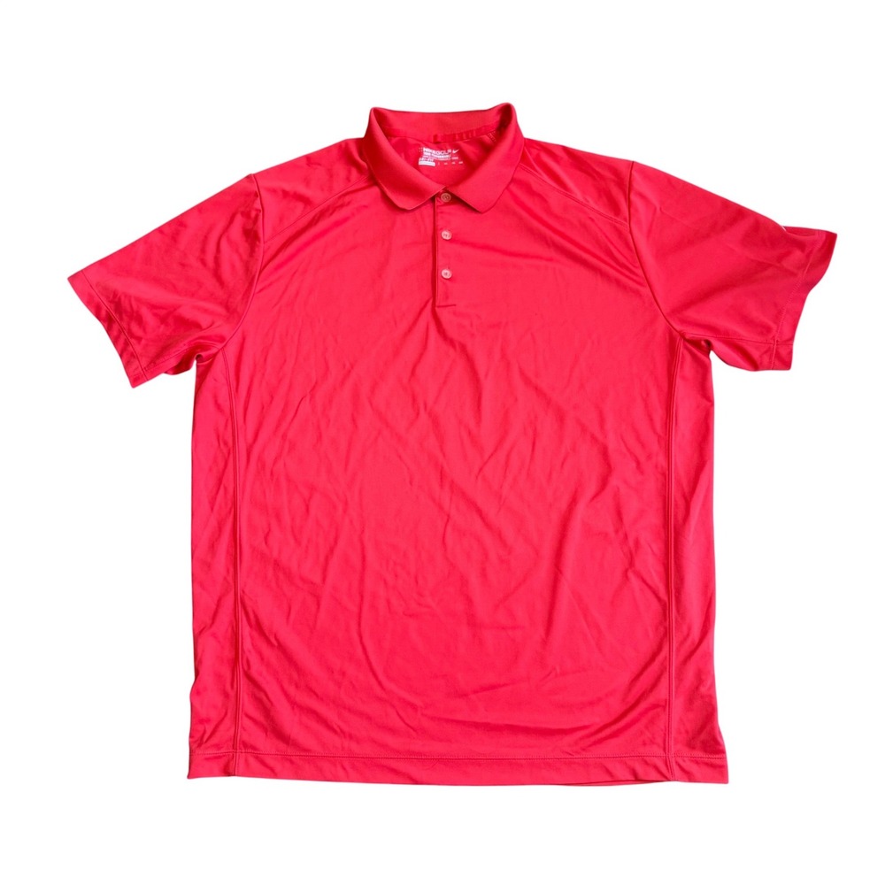 Nike Golf Tour Performance Dri-FIT Polo Shirt Mens XXL Red Short Sleeve 509167